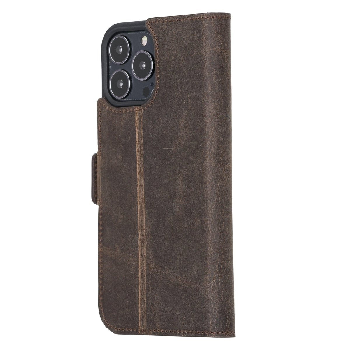 Bayelon iPhone 13 Pro Max Leather Flip Cover Wallet Case with Kickstand