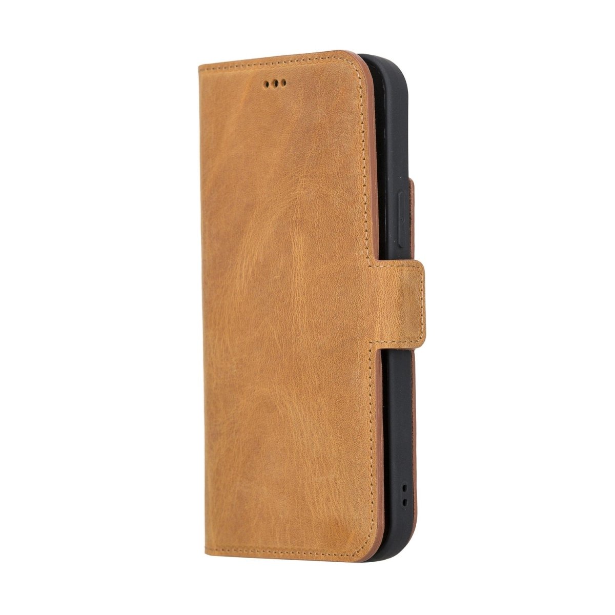 Bayelon iPhone 13 Pro Max Leather Flip Cover Wallet Case with Kickstand
