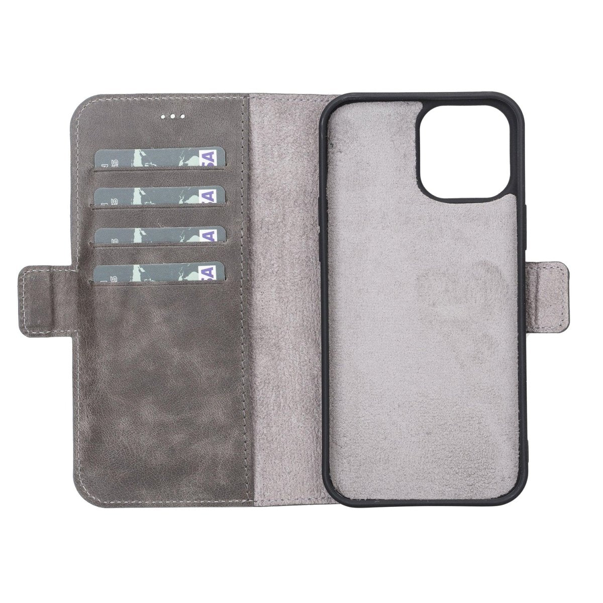 Bayelon iPhone 13 Pro Max Leather Flip Cover Wallet Case with Kickstand