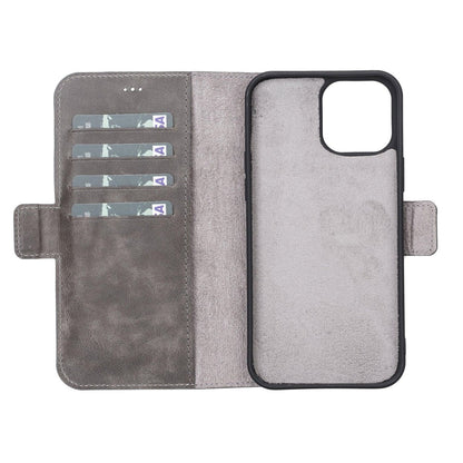 Bayelon iPhone 13 Pro Max Leather Flip Cover Wallet Case with Kickstand