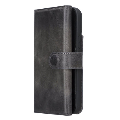 Bayelon iPhone 13 Pro Max Trifold Leather Wallet Case