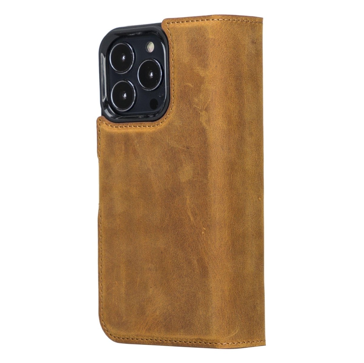 Bayelon iPhone 13 Pro Trifold Leather Wallet Case