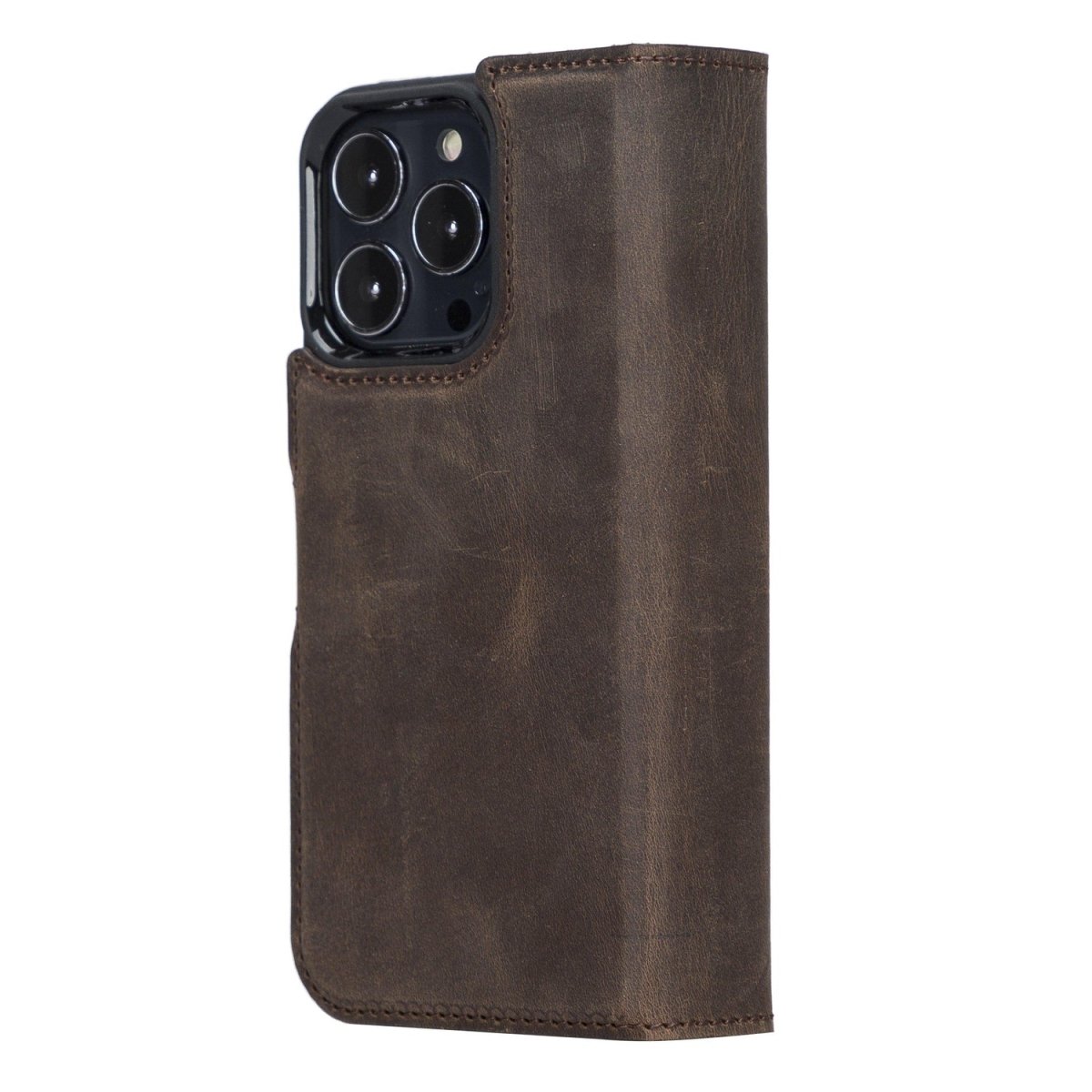 Bayelon iPhone 13 Pro Trifold Leather Wallet Case
