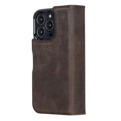 Bayelon iPhone 13 Pro Trifold Leather Wallet Case