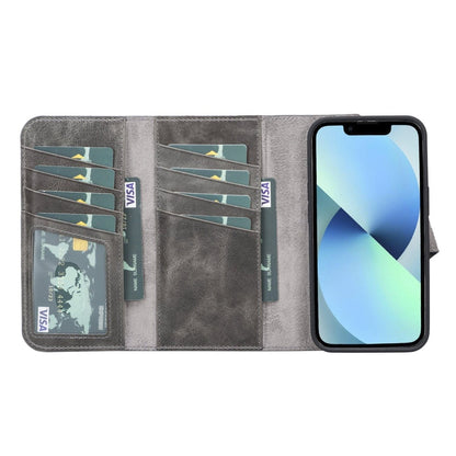 Bayelon iPhone 13 Pro Trifold Leather Wallet Case