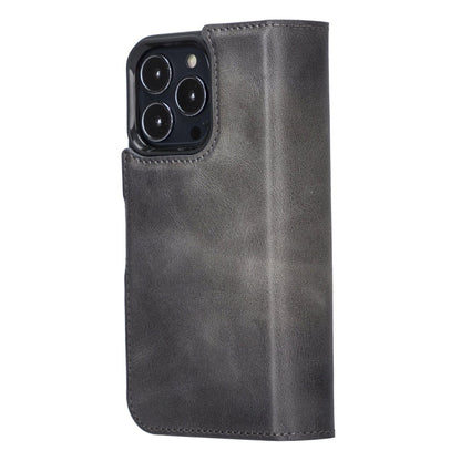 Bayelon iPhone 13 Pro Trifold Leather Wallet Case