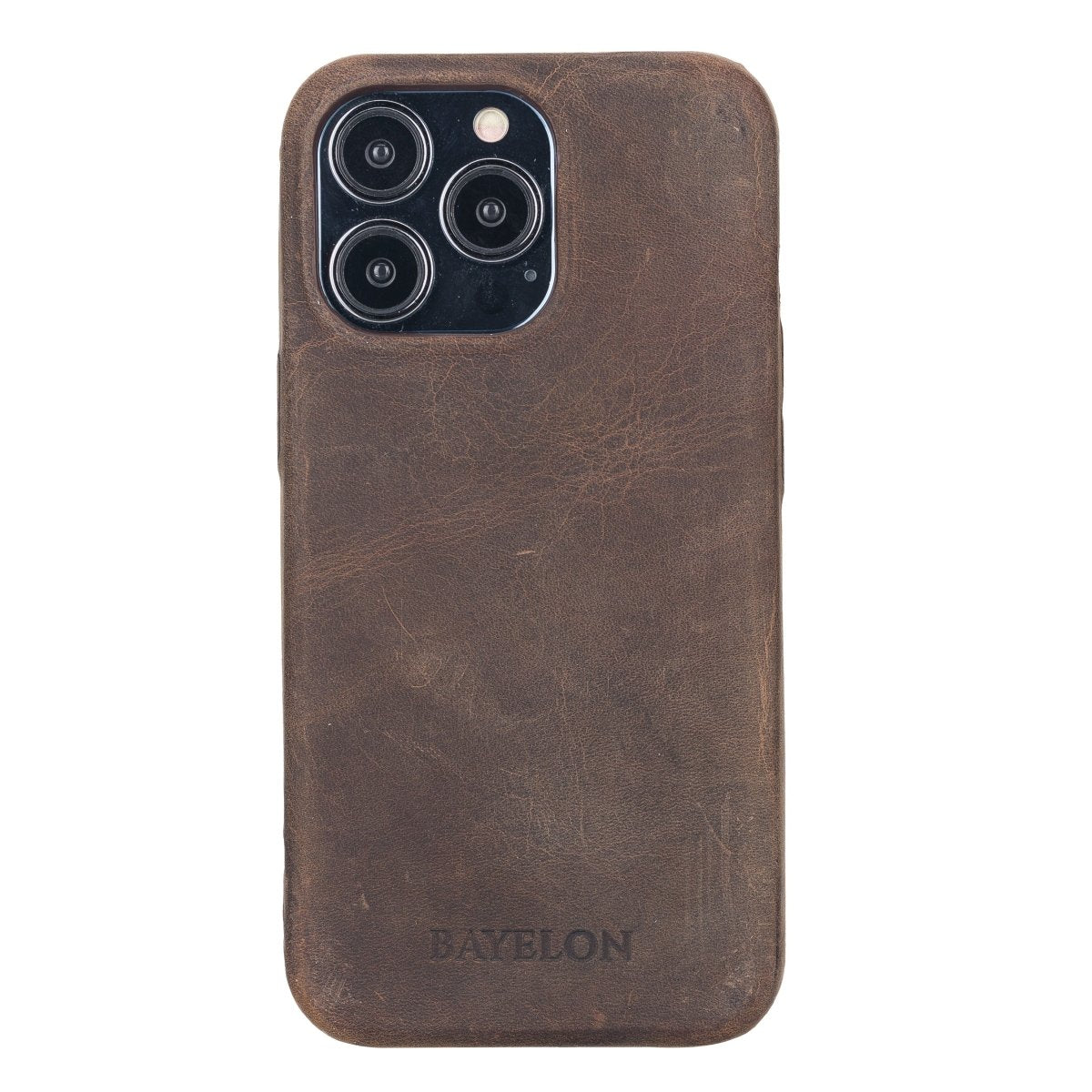 Bayelon iPhone 13 Slim Leather Case