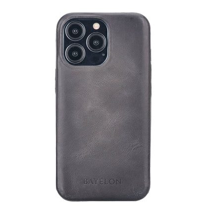 Bayelon iPhone 13 Slim Leather Case