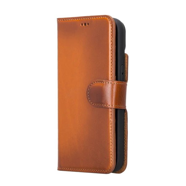 Bayelon iPhone 14 Detachable Leather Wallet Case with Kickstand