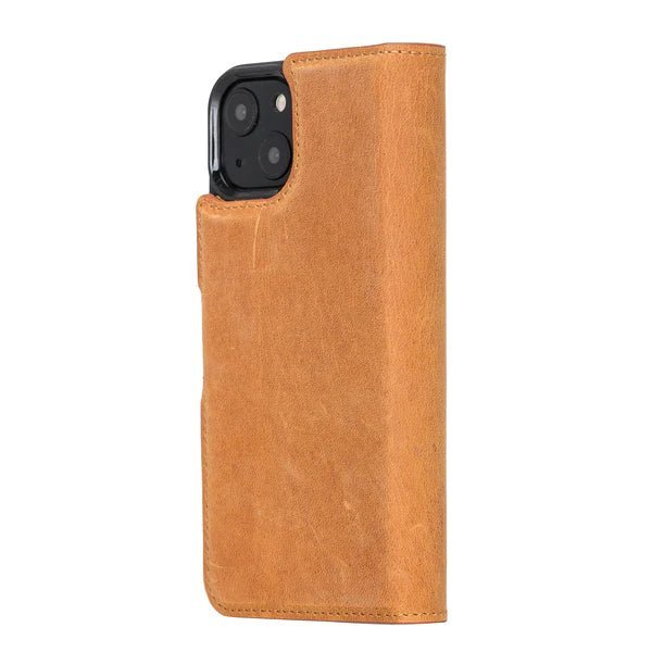 Bayelon iPhone 14 Detachable Leather Wallet Case with Kickstand