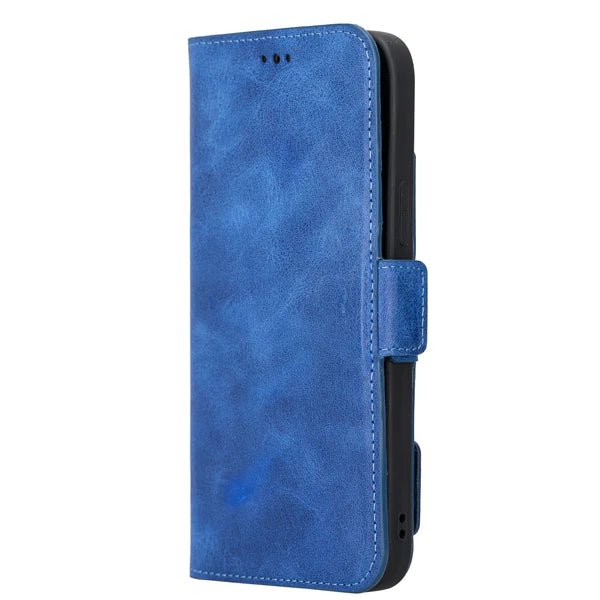 Bayelon iPhone 14 Leather Flip Cover Wallet Case with Kickstand