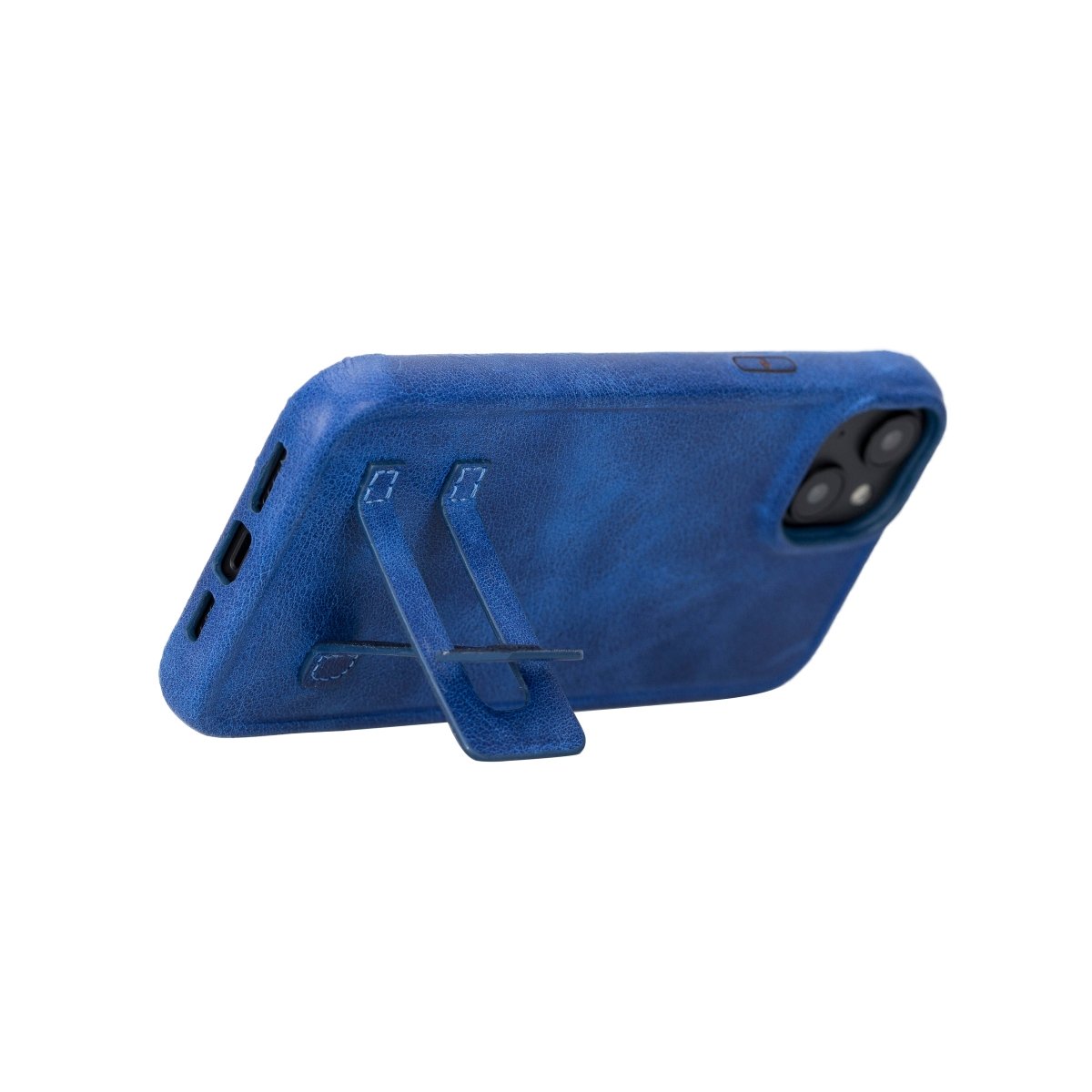 Bayelon iPhone 14 Plus Full Grain Leather Full Cover Case