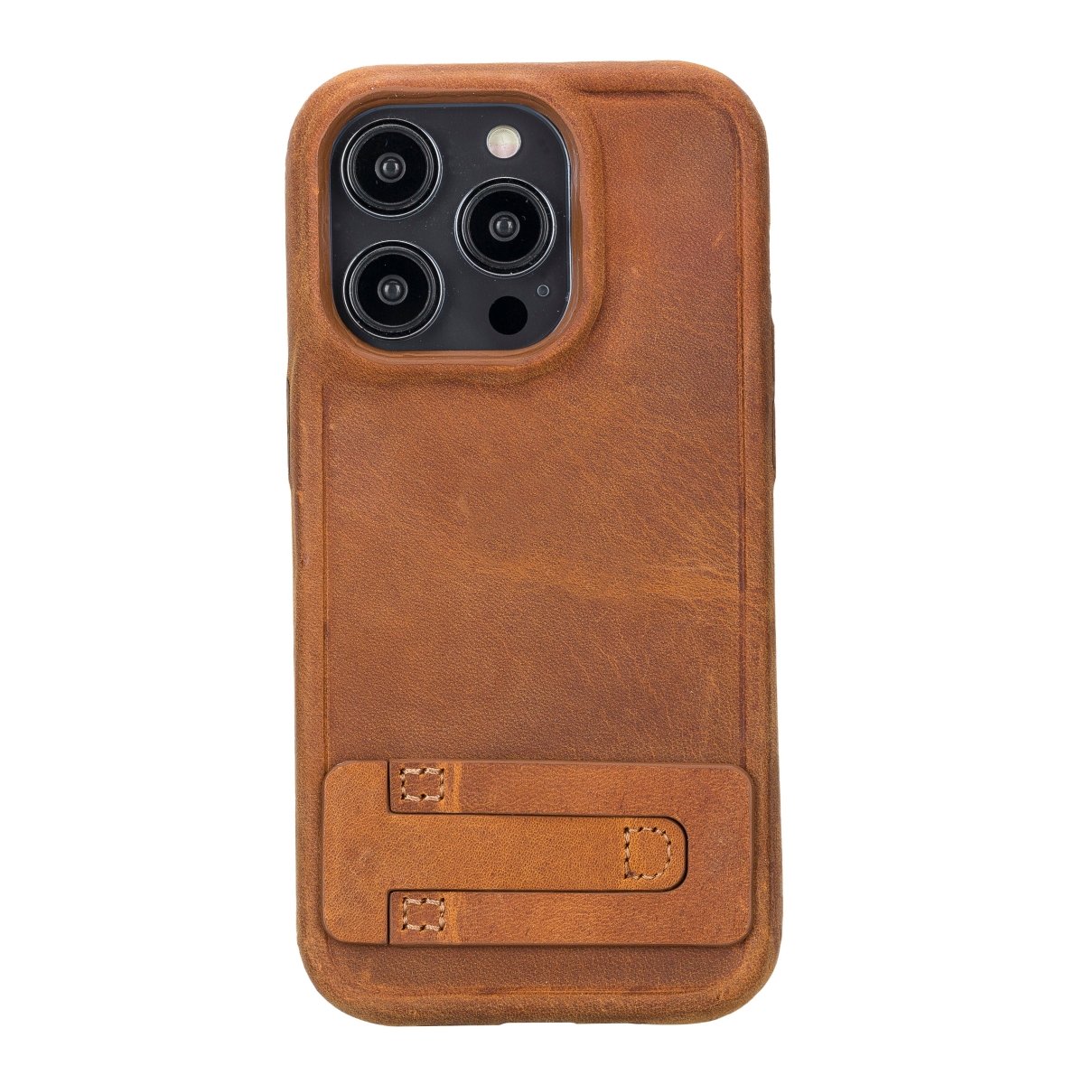 Bayelon iPhone 14 Pro Leather Full Cover Case