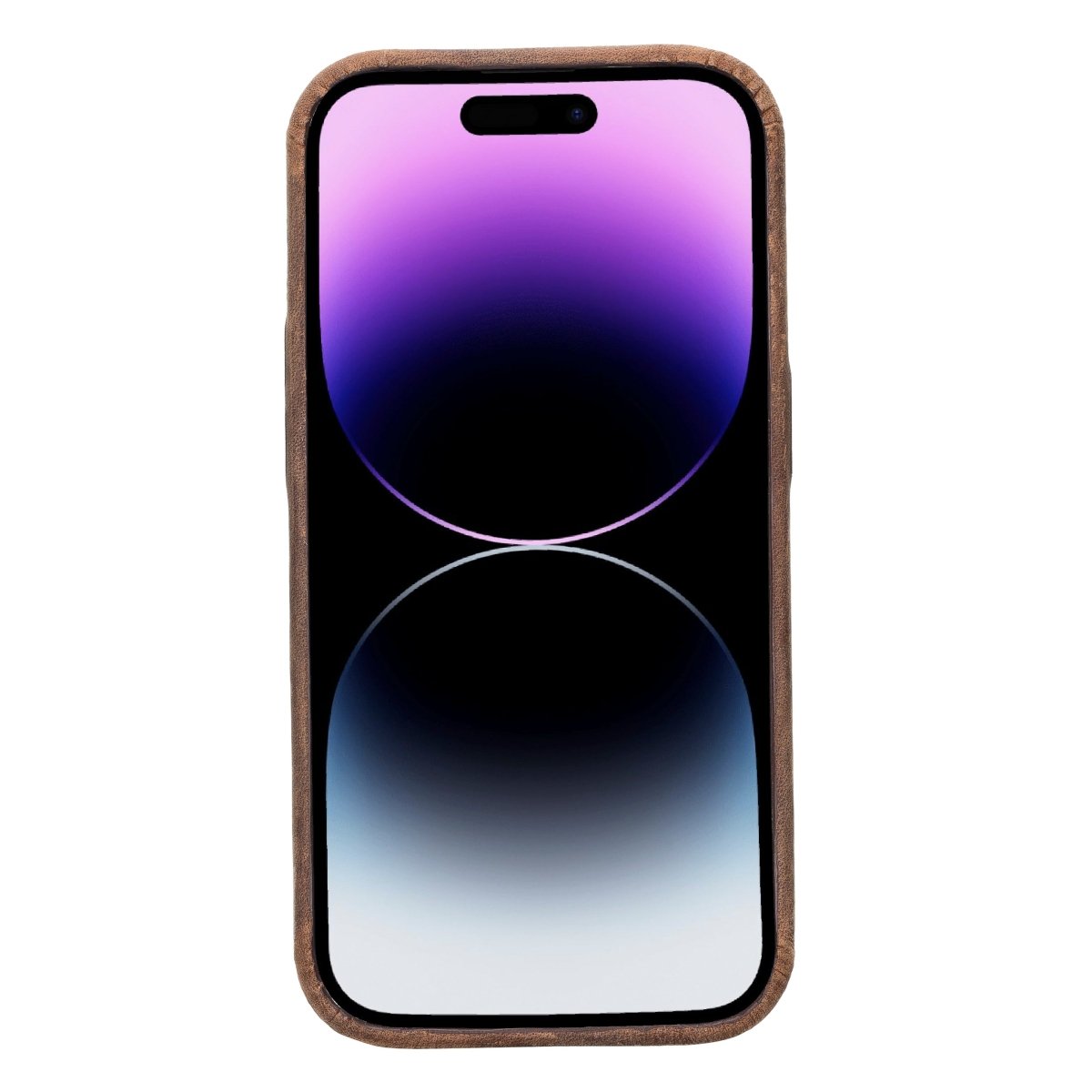 Bayelon iPhone 14 Pro Leather Full Cover Case