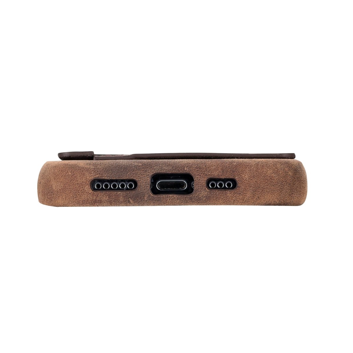 Bayelon iPhone 14 Pro Leather Full Cover Case