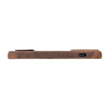 Bayelon iPhone 14 Pro Leather Full Cover Case