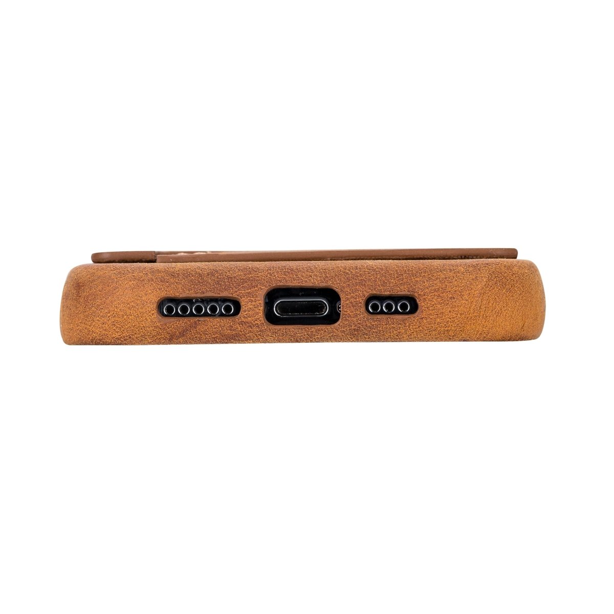 Bayelon iPhone 14 Pro Leather Full Cover Case