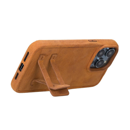 Bayelon iPhone 14 Pro Max Full Grain Leather Case