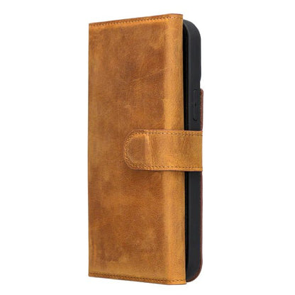 Bayelon iPhone 14 Pro Max Trifold Leather Wallet Case