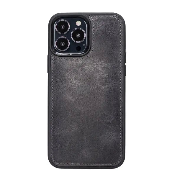 Bayelon iPhone 14 Pro Max Trifold Leather Wallet Case