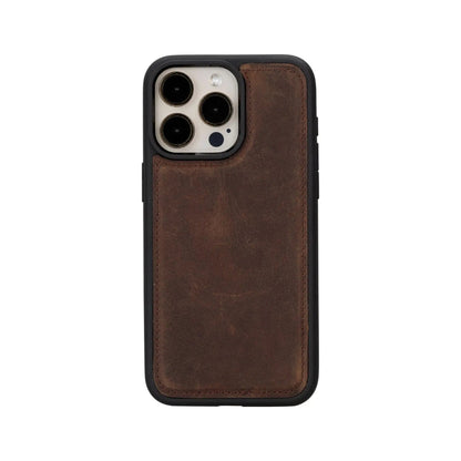 Bayelon iPhone 15 Pro Max Snap-On Case Dark Brown