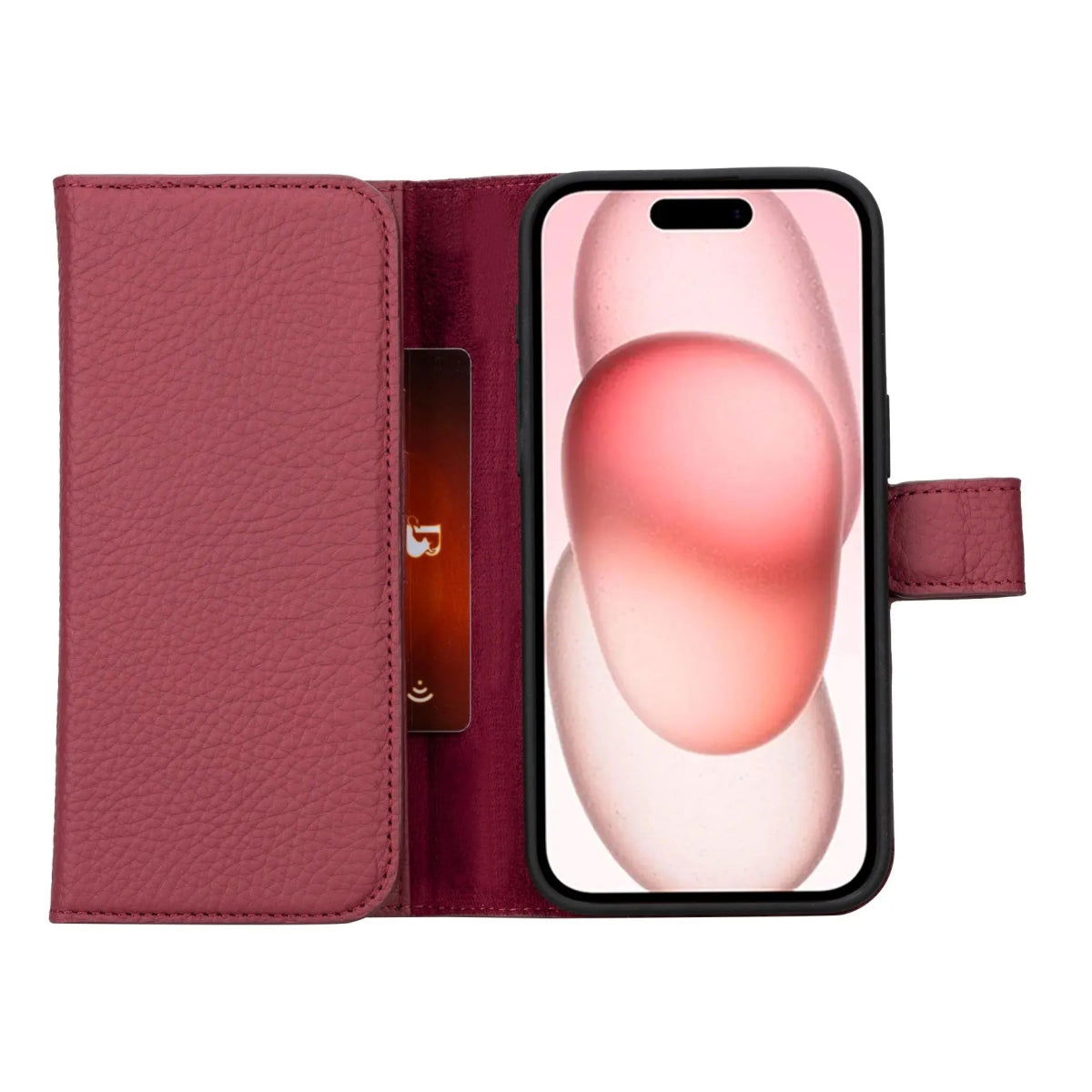 Bayelon iPhone 15 Pro Max Trifold Wallet Case
