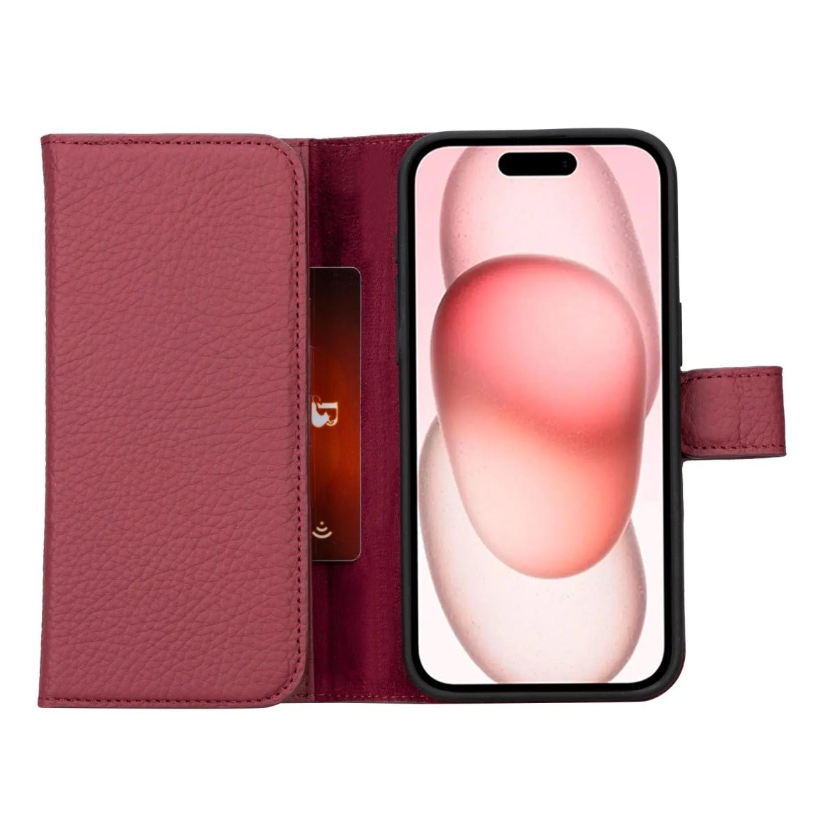 Bayelon iPhone 15 Pro Trifold Wallet Case