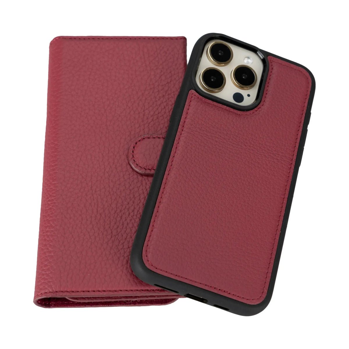 Bayelon iPhone 15 Pro Trifold Wallet Case