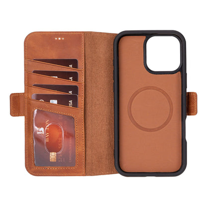 Bayelon iPhone 16 Pro Flip Cover Wallet Case