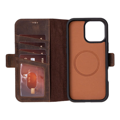 Bayelon iPhone 16 Pro Flip Cover Wallet Case