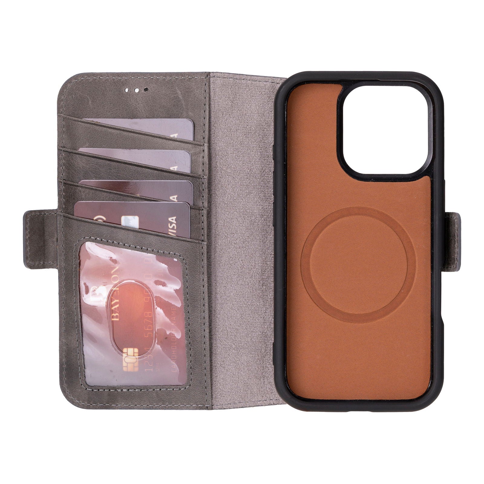 Bayelon iPhone 16 Pro Flip Cover Wallet Case