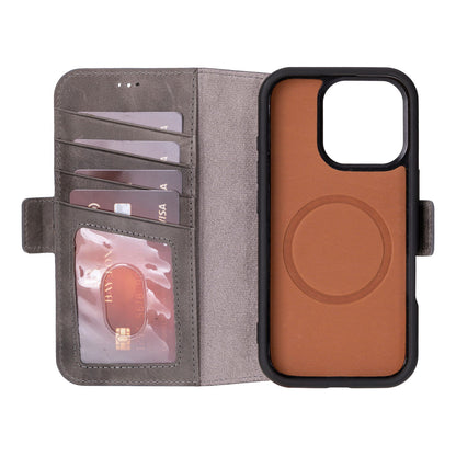 Bayelon iPhone 16 Pro Flip Cover Wallet Case