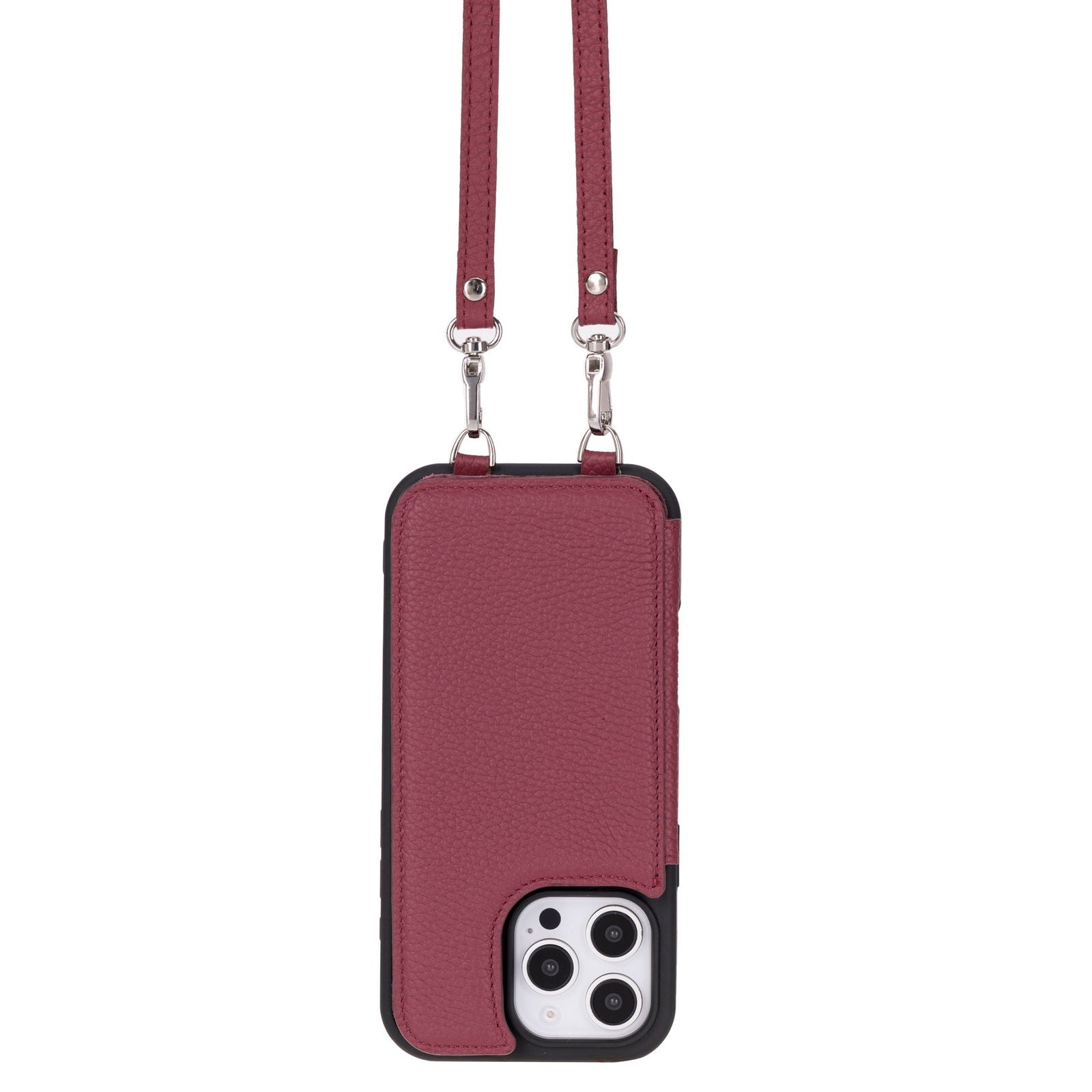 Bayelon iPhone 16 Pro Max Crossbody Leather Case