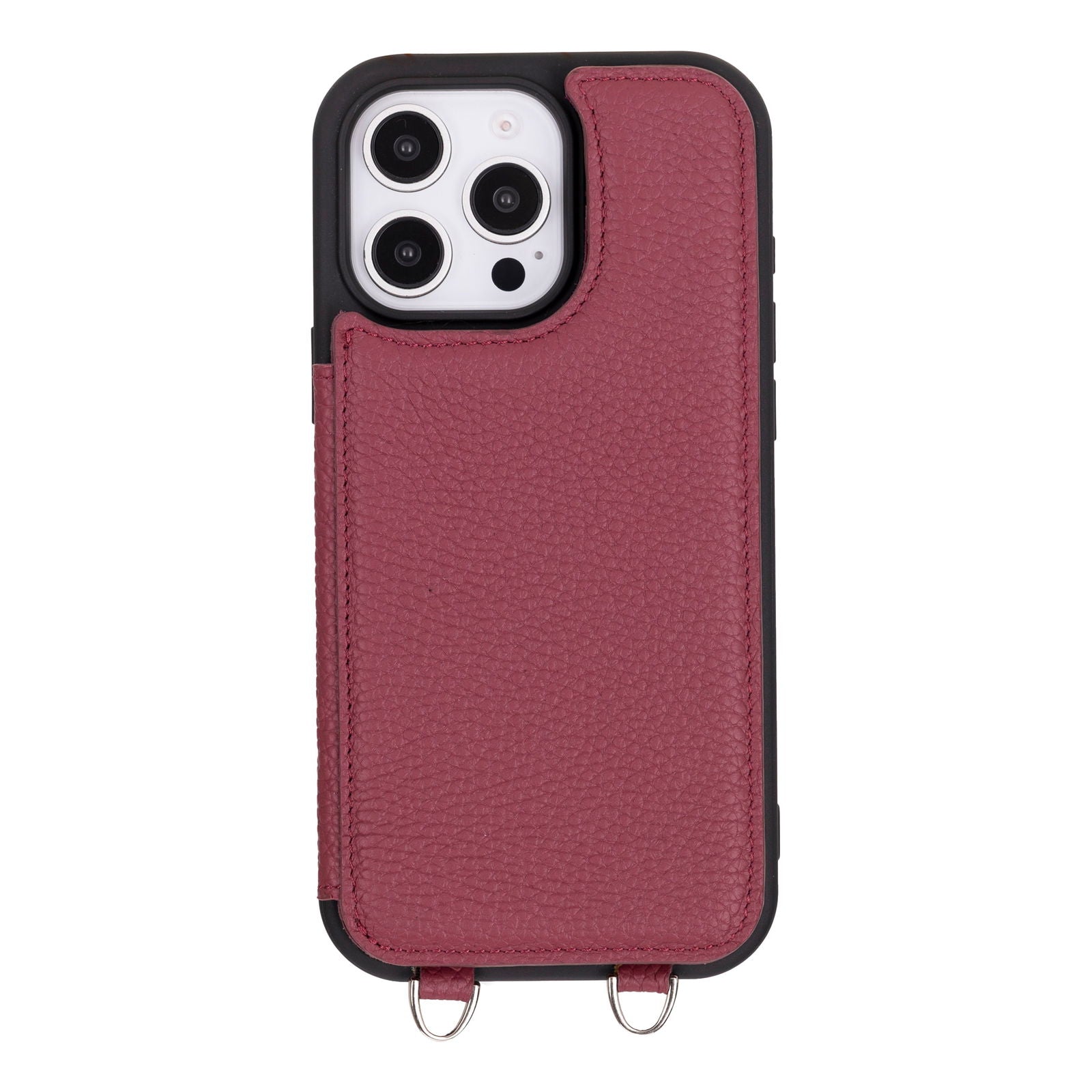 Bayelon iPhone 16 Pro Max Crossbody Leather Case