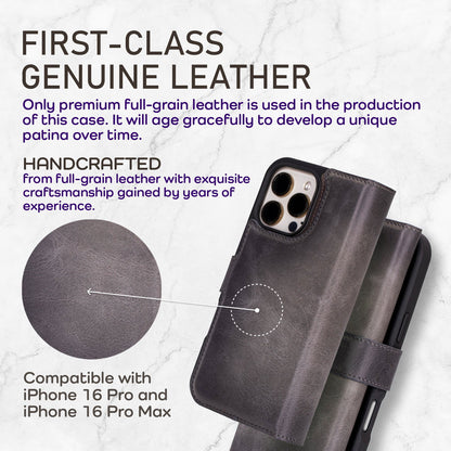 Bayelon iPhone 16 Pro Max Trifold Wallet Case