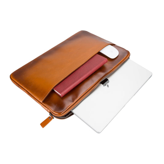 Bouletta Awe Leather Laptop / Tablet Sleeve Up To 16'' Tan