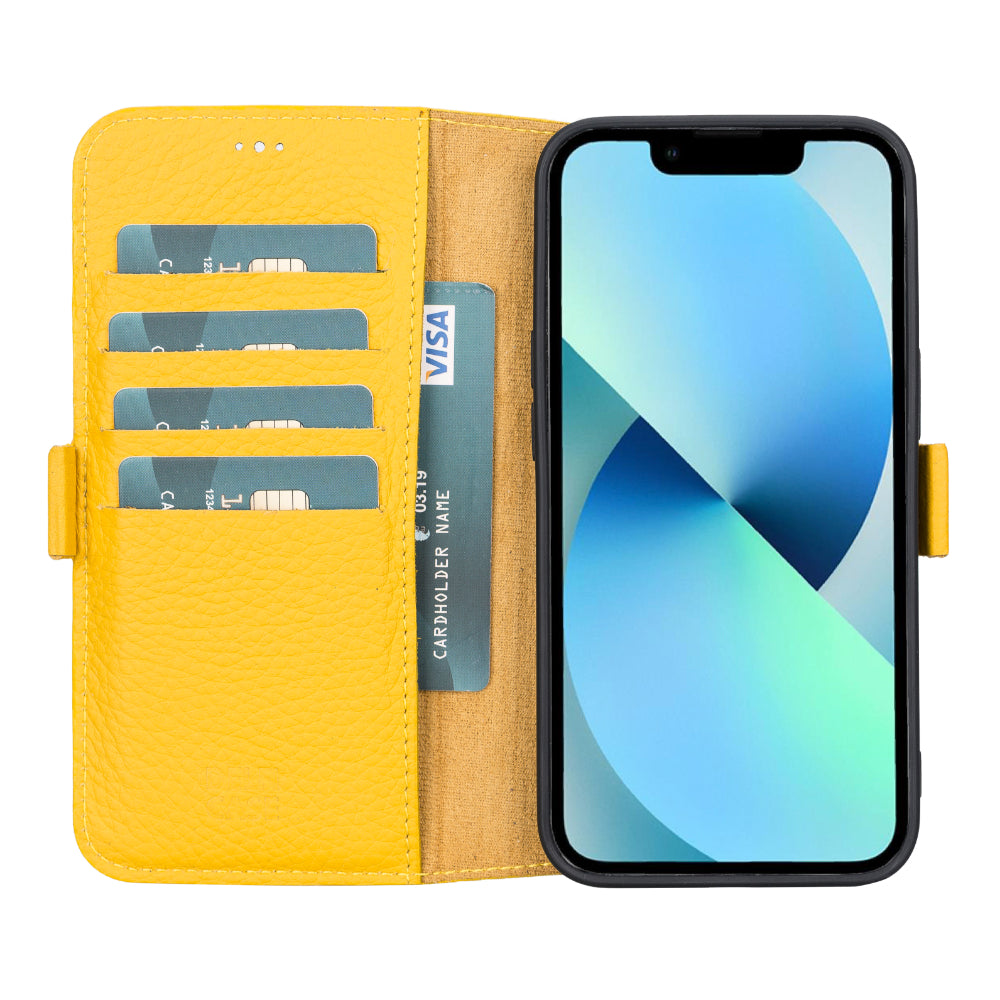 Bouletta Delfi, TD Wallet iPhone 13 Leather Wallet Case Yellow