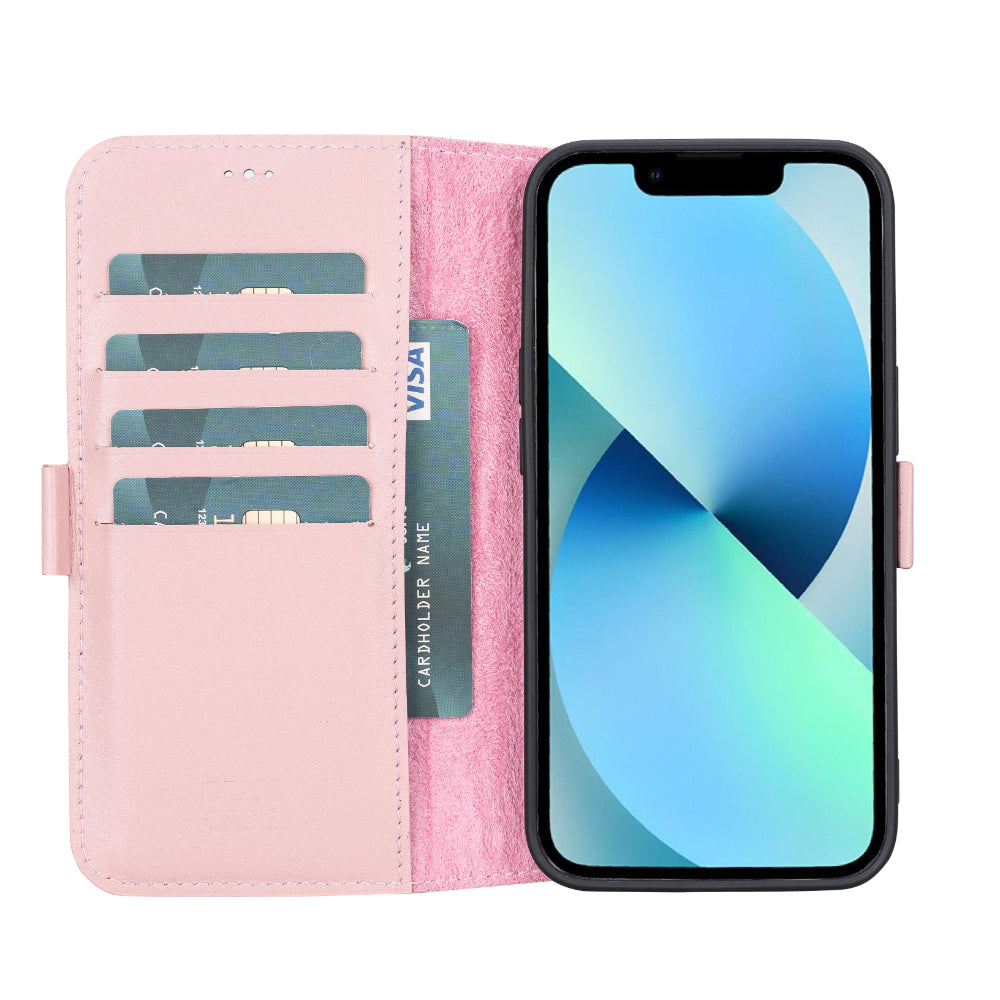 Bouletta Delfi, TD Wallet iPhone 13 Leather Wallet Case Pink