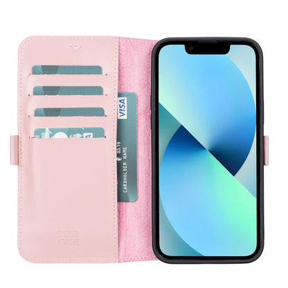 UnBranded Delfi, TD Wallet iPhone 13 Pro Max Leather Wallet Case Pink