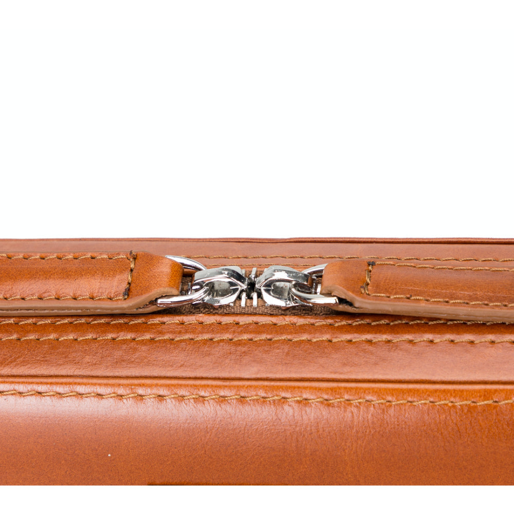 Bayelon Genuine Leather Travel Cable Organizer