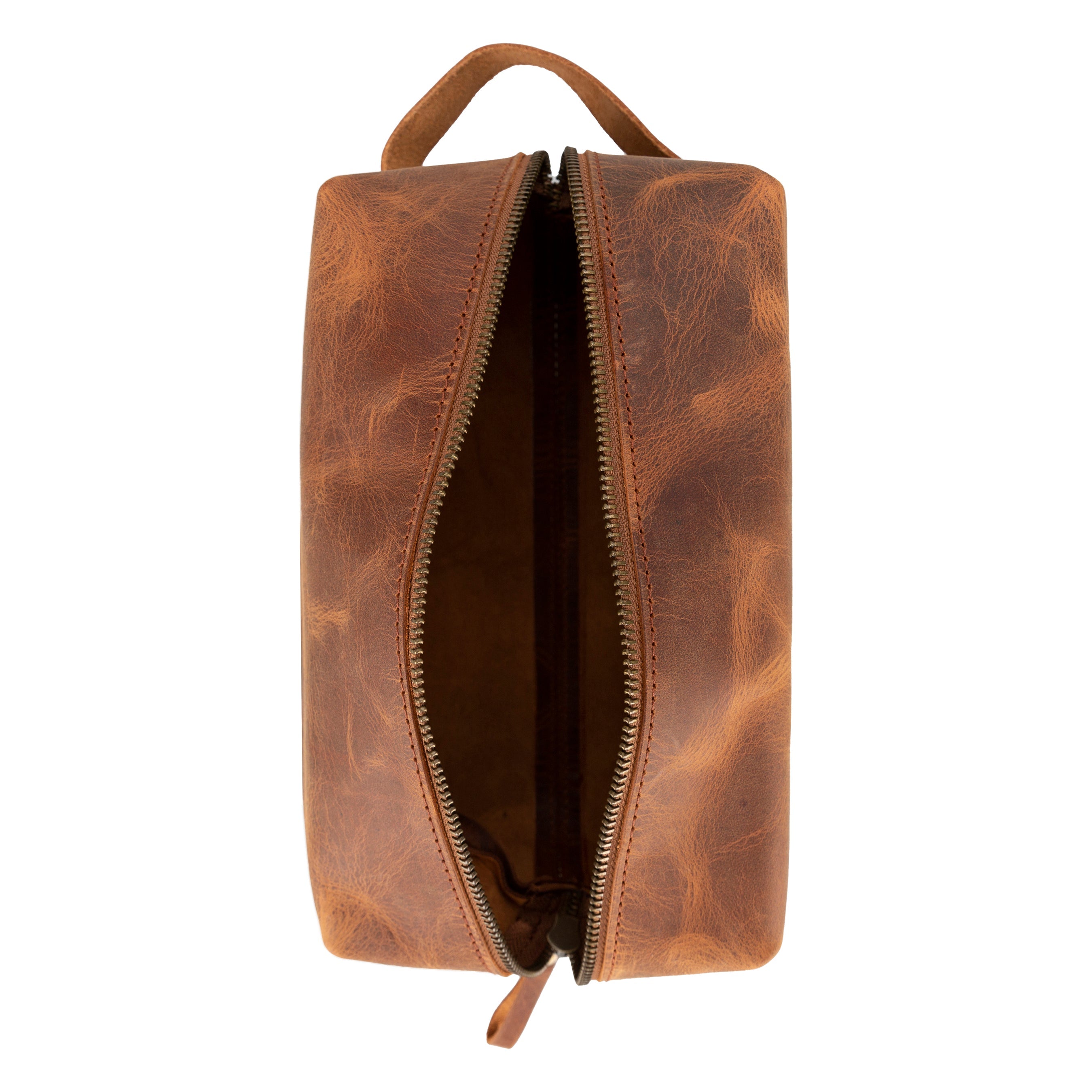 Bayelon Eve Leather Dopp Kit - Medium Size