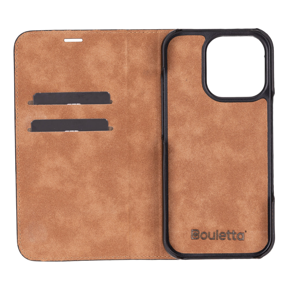 Bouletta Sonat Leather Folio Case for iPhone 16 Pro