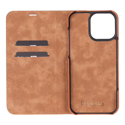 Bouletta Sonat Leather Folio Case for iPhone 16 Pro