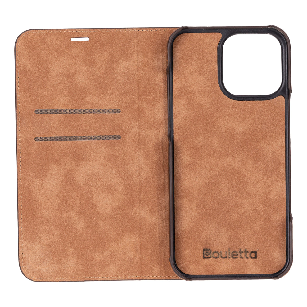 Bouletta Sonat Leather Folio Case for iPhone 16 Pro