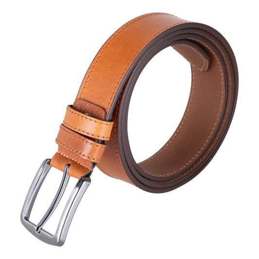 UnBranded Urban Classic Leather Men's Belt Saddle Tan 105 Cm