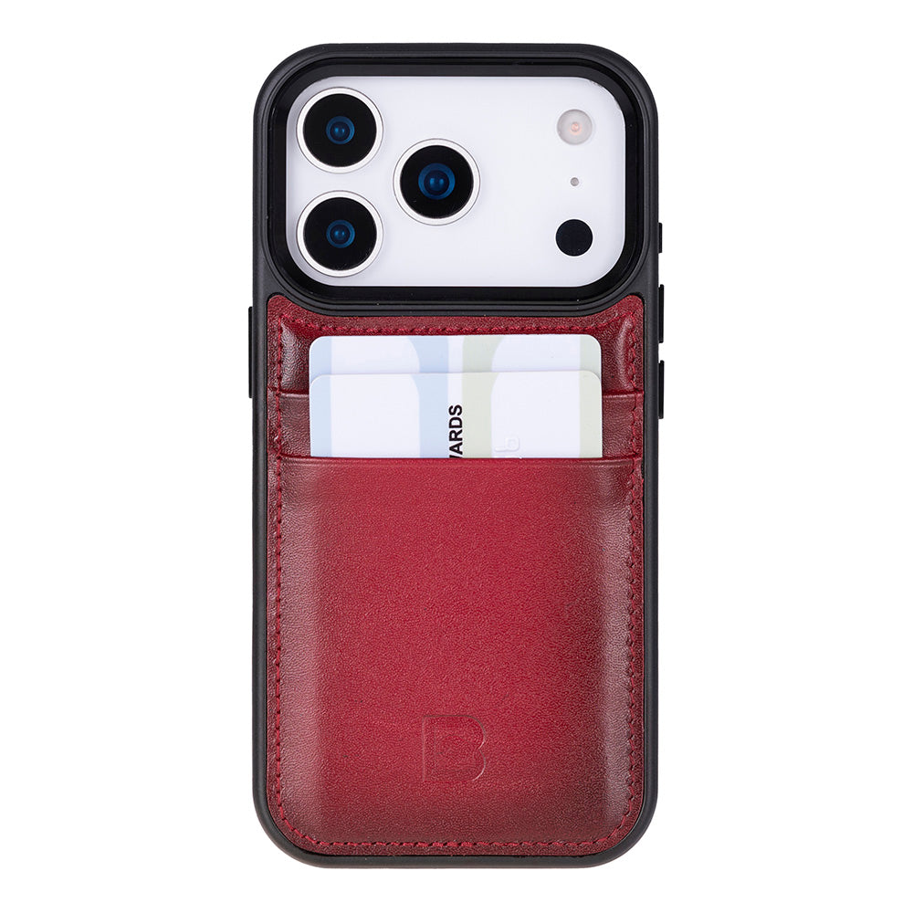 Bouletta Flex Cover Leather iPhone 17 Pro Case with Card Holder