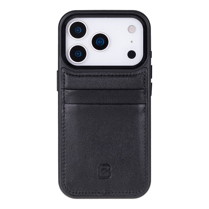 Bouletta Flex Cover Leather iPhone 17 Pro Case with Card Holder