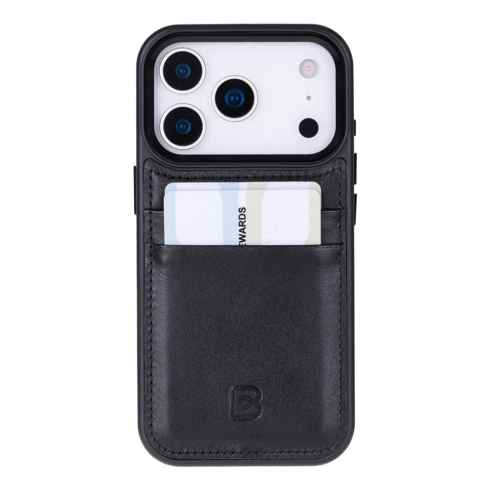 Bouletta Flex Cover Leather iPhone 17 Pro Case with Card Holder