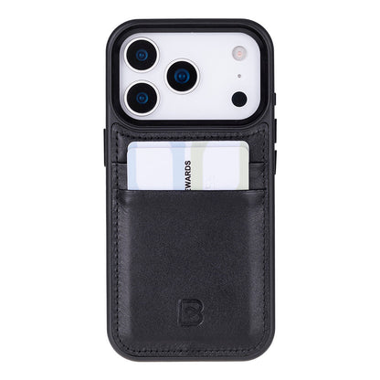 Bouletta Flex Cover Leather iPhone 17 Pro Case with Card Holder