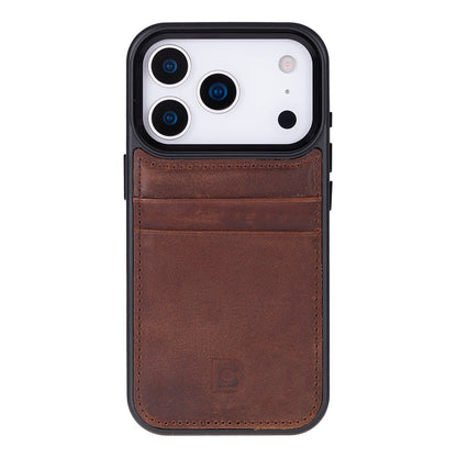 Bouletta Flex Cover Leather iPhone 17 Pro Case with Card Holder